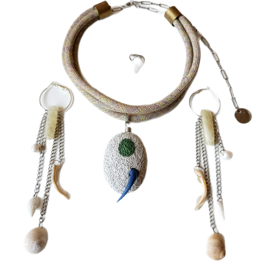 KA'LOODA dizajnerski set nakita, ručni rad, novo