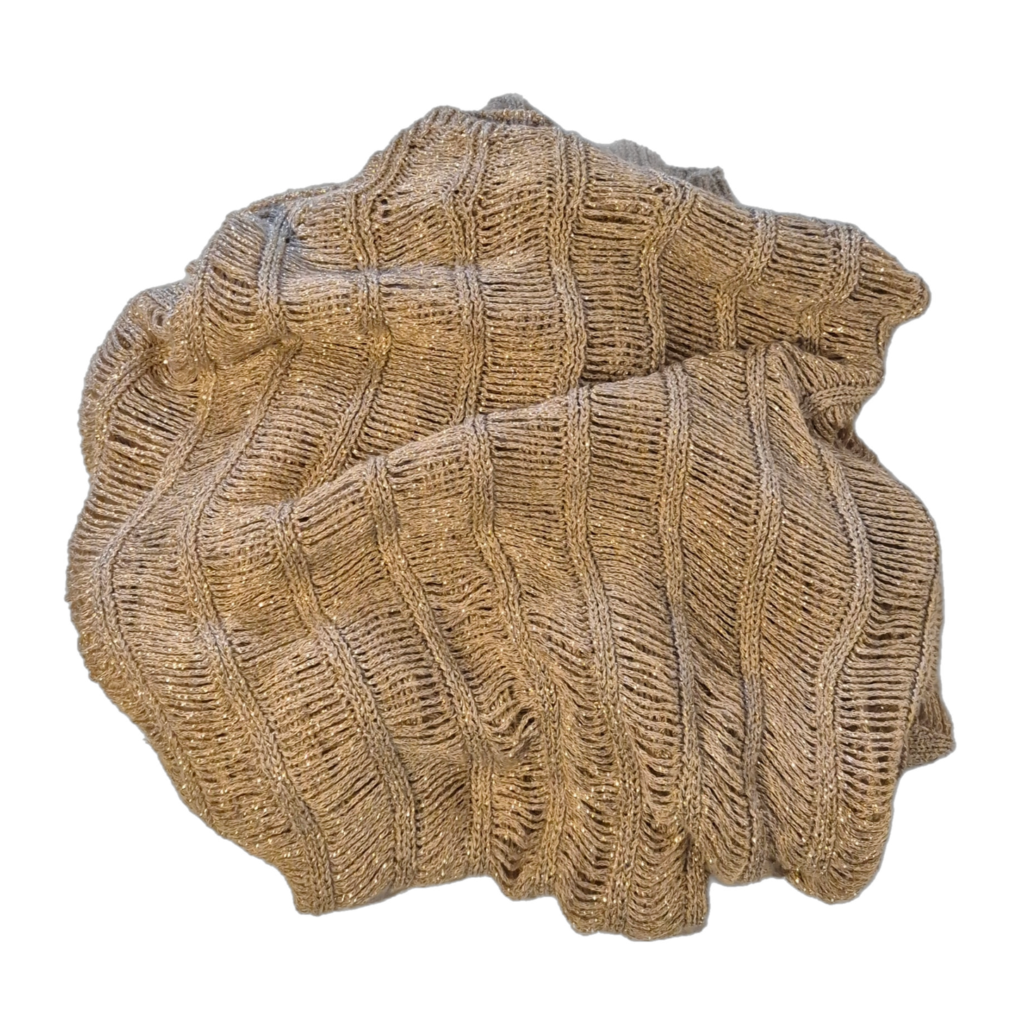 beige-zlatna končana vesta/haljina