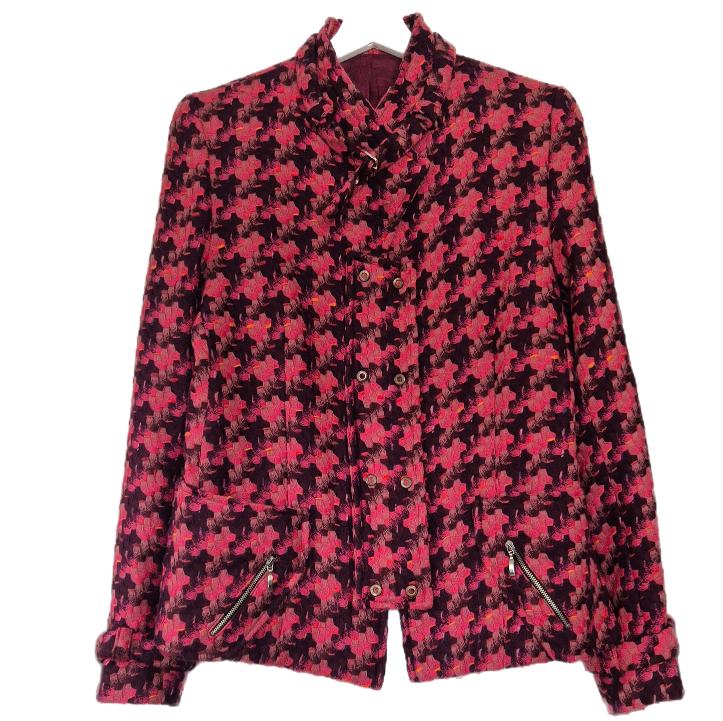 vintage tweed pepita jakna, vuna