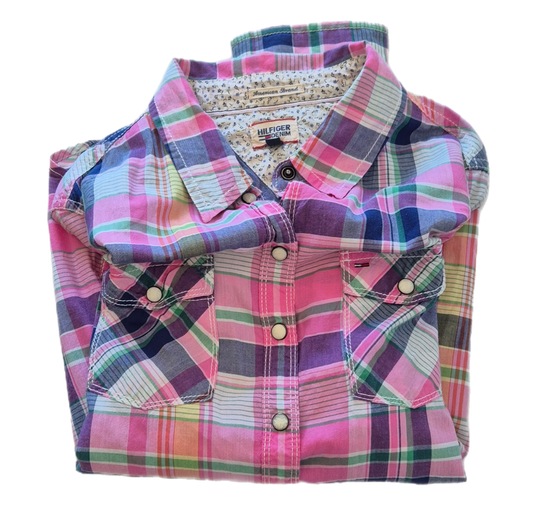 TOMMY HILFIGER karirana košulja, pamuk