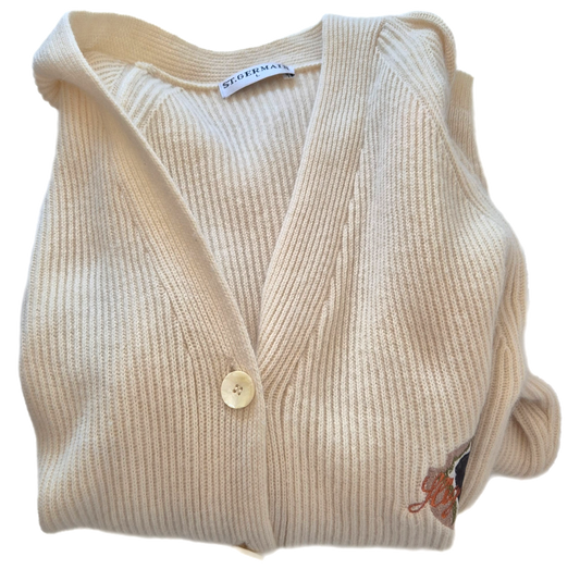 ST. GERMAIN vintage kardigan, vuna i angora