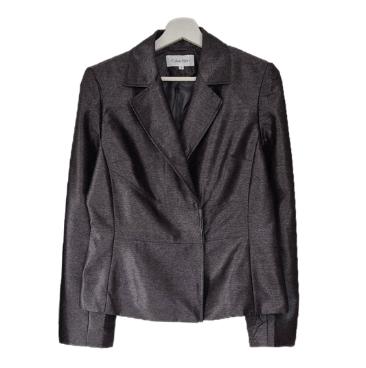 CALVIN KLEIN srebrno-sivi sako/jakna