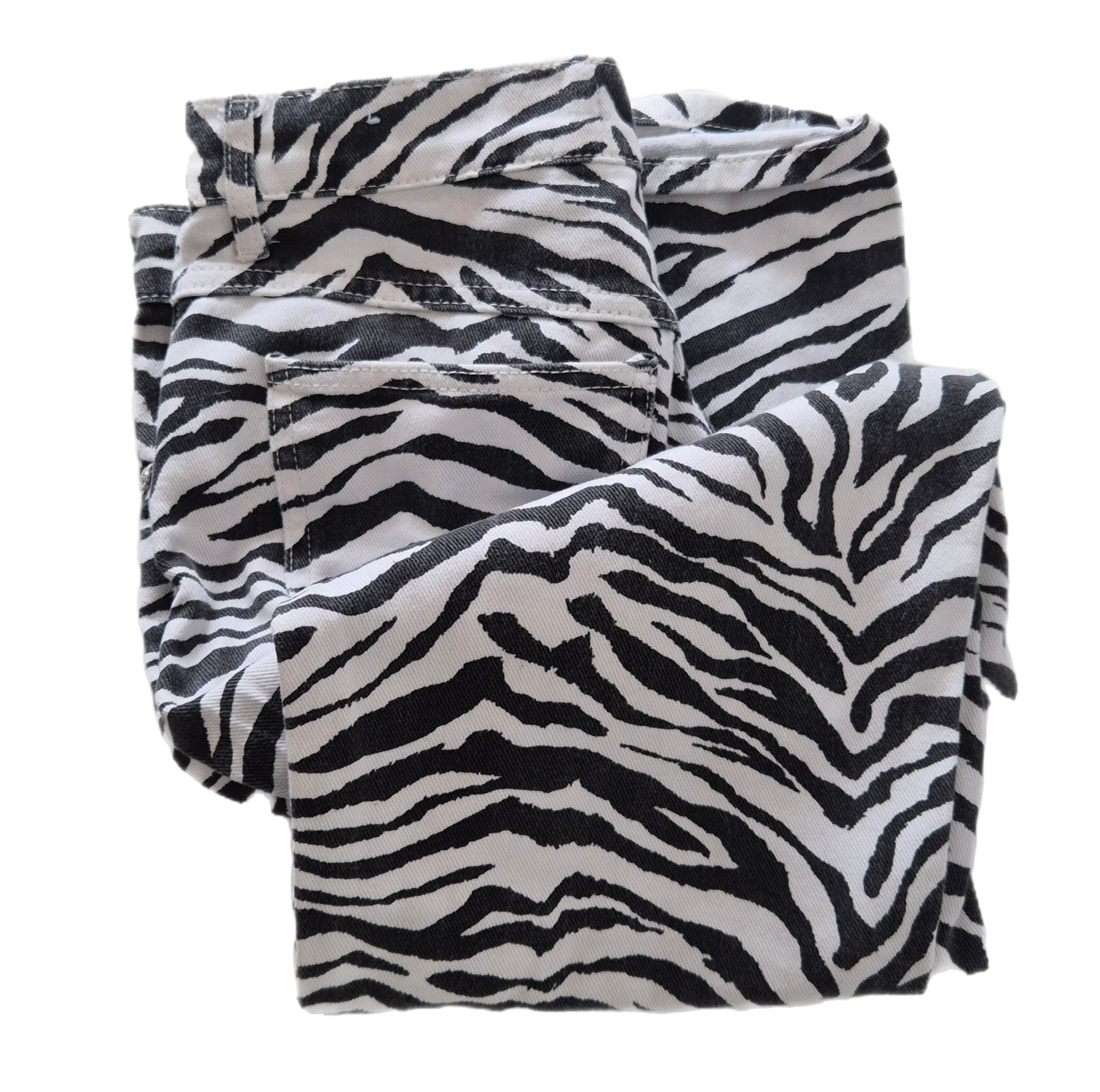MANGO zebra jeans