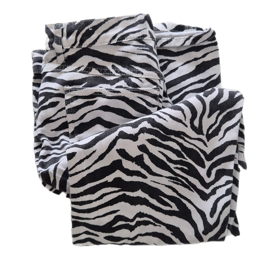 MANGO zebra jeans