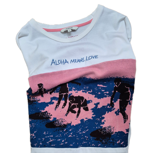 DESIGUAL T-shirt, pamuk i knit 👌
