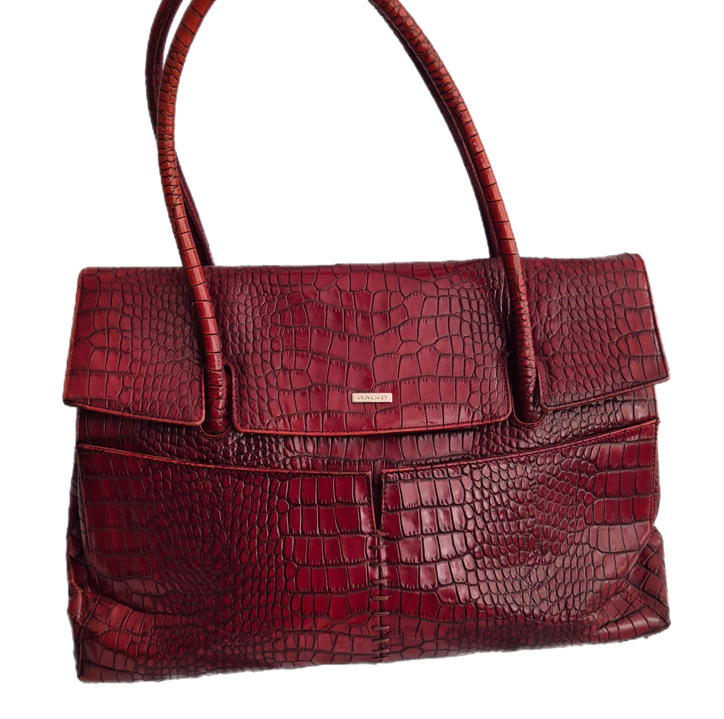 GALKO burgundy torba, koža
