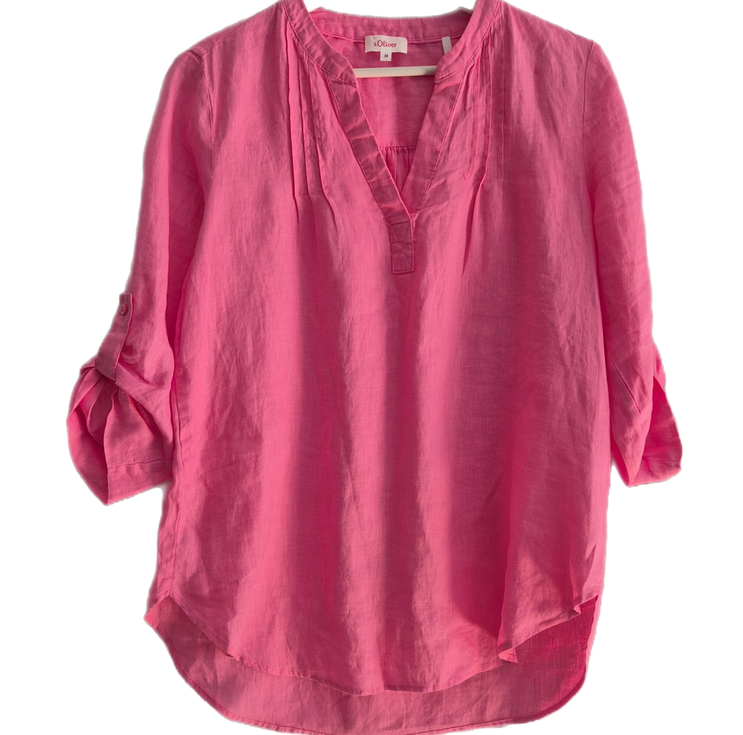 S.OLIVER pink bluza, 100% lan