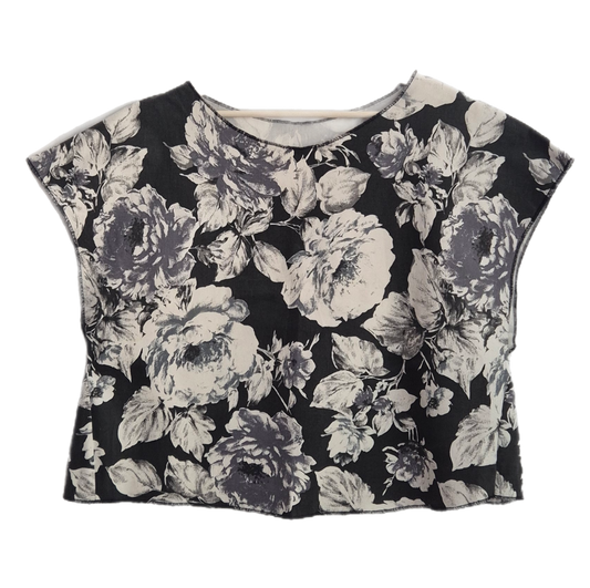 vintage bluza floral uzorka