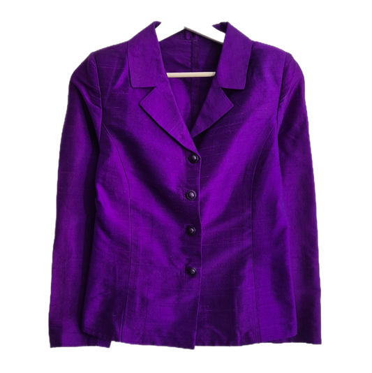 vintage top/jakna, šantung svila 💜