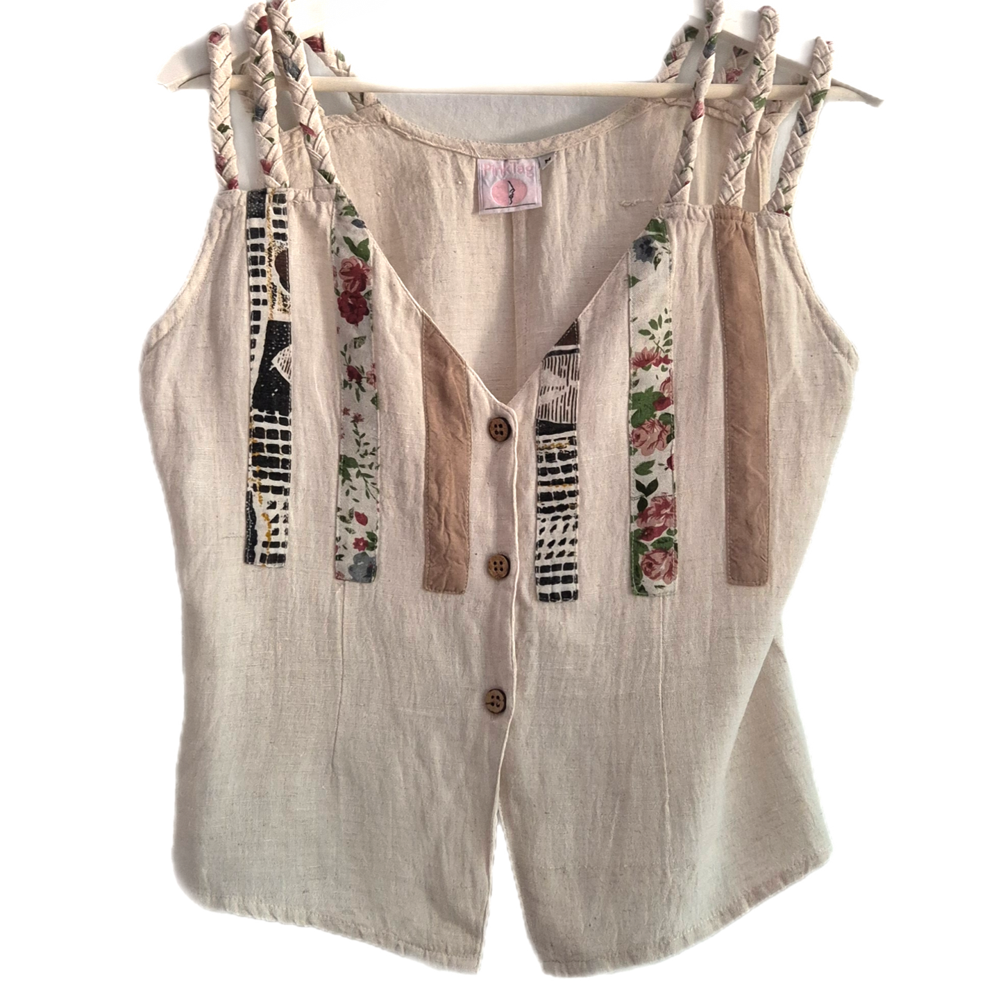 vintage cottage core/ rustikalni top