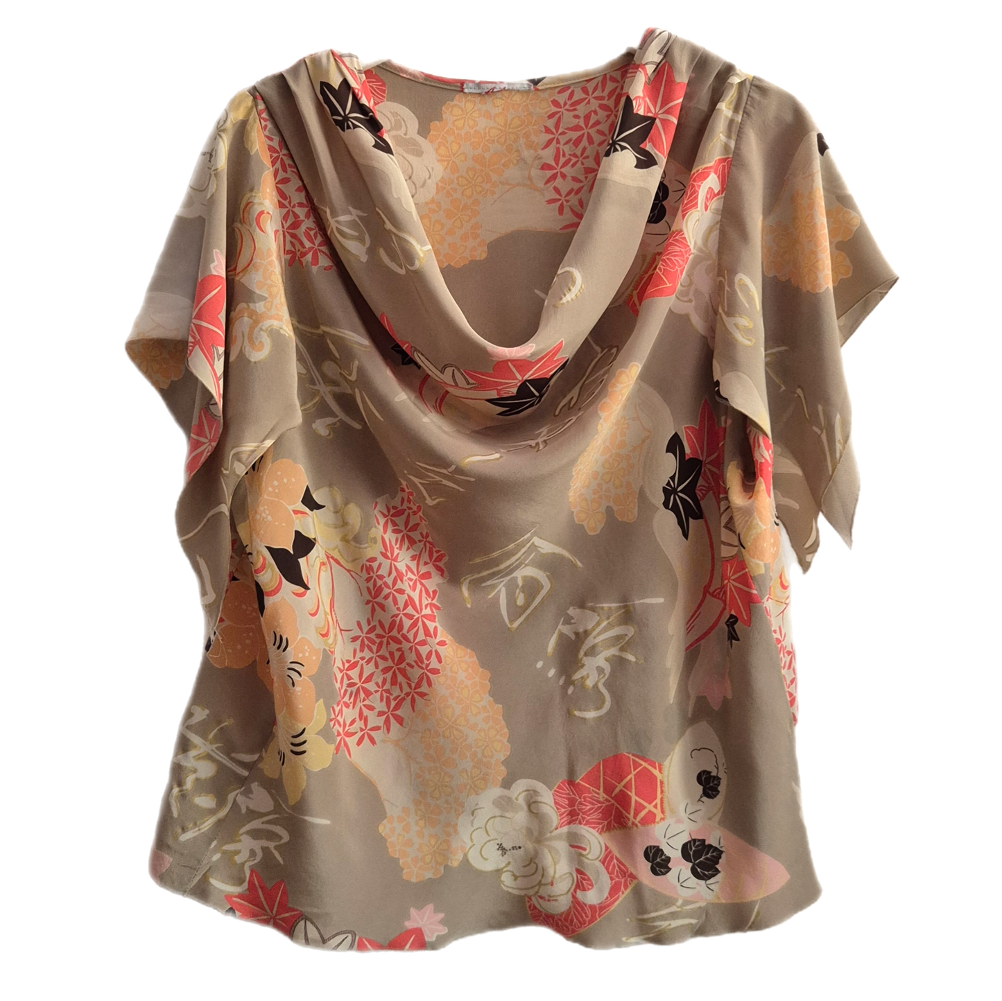 vintage bluza posebnog lepršavog kroja, svila