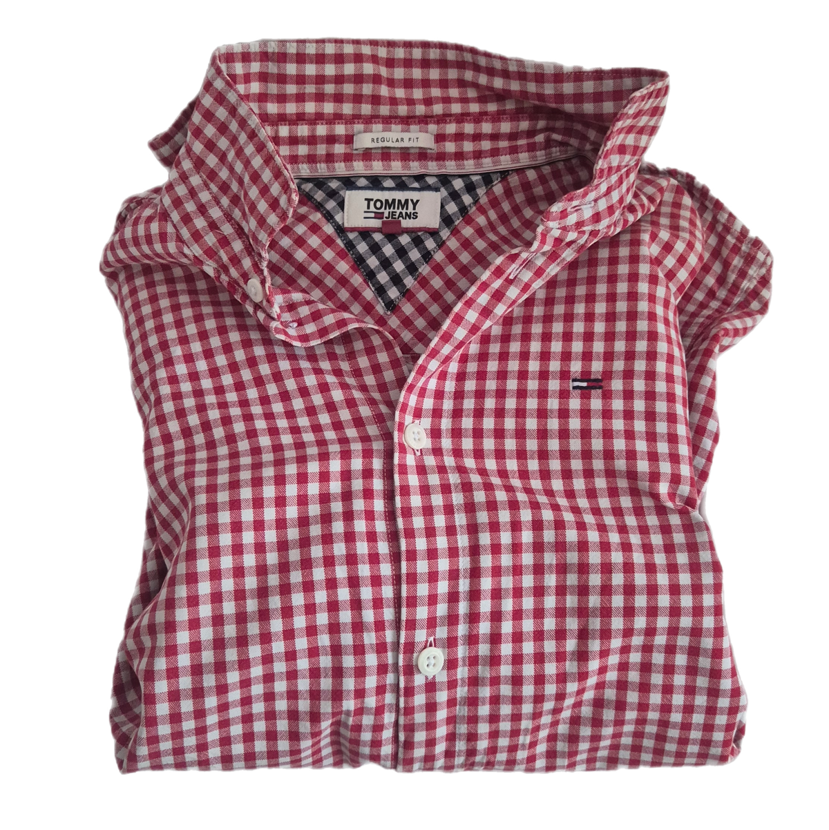 TOMMY HILFIGER gingham košulja, pamuk