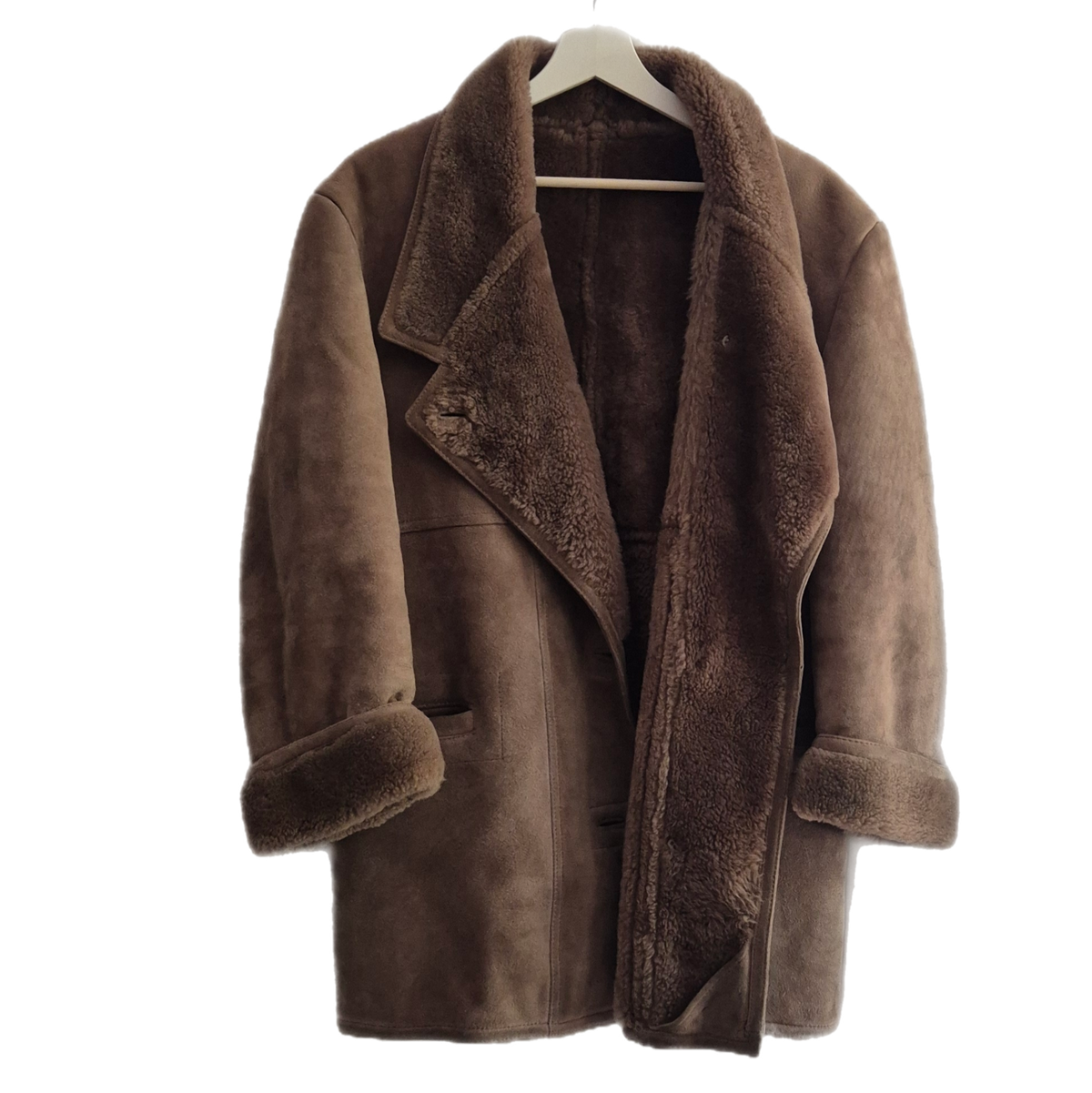 vintage kvalitetna shearling jakna/kaput