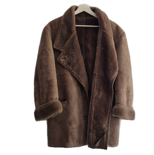 vintage kvalitetna shearling jakna/kaput