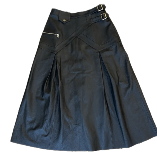 ASOS midi suknja, koža, nova