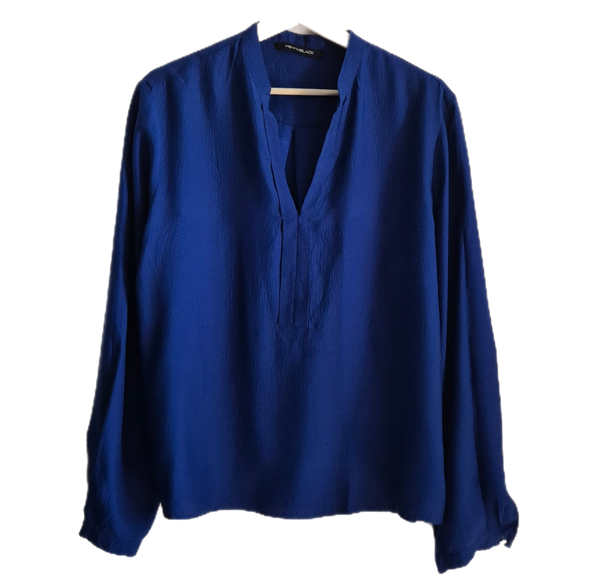 PENNYBLACK plava bluza od teksturirane svile, nova