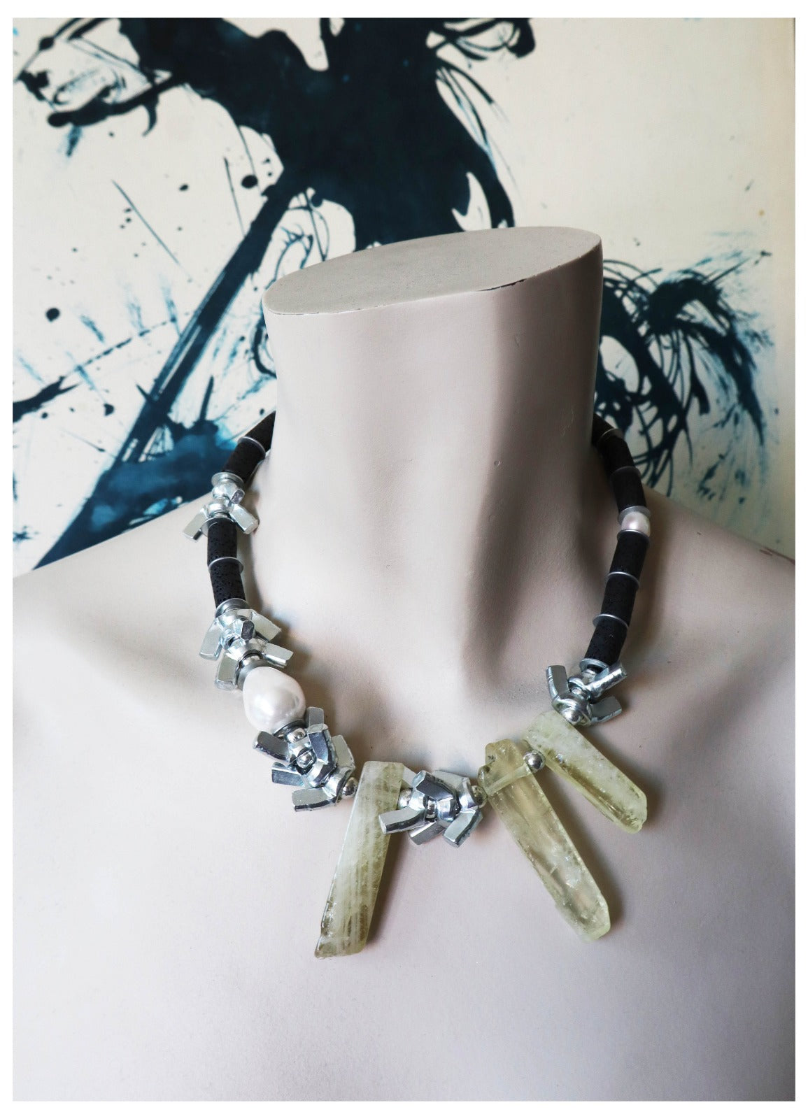 KA'LOODA dizajnerska ogrlica, ručni rad, nova