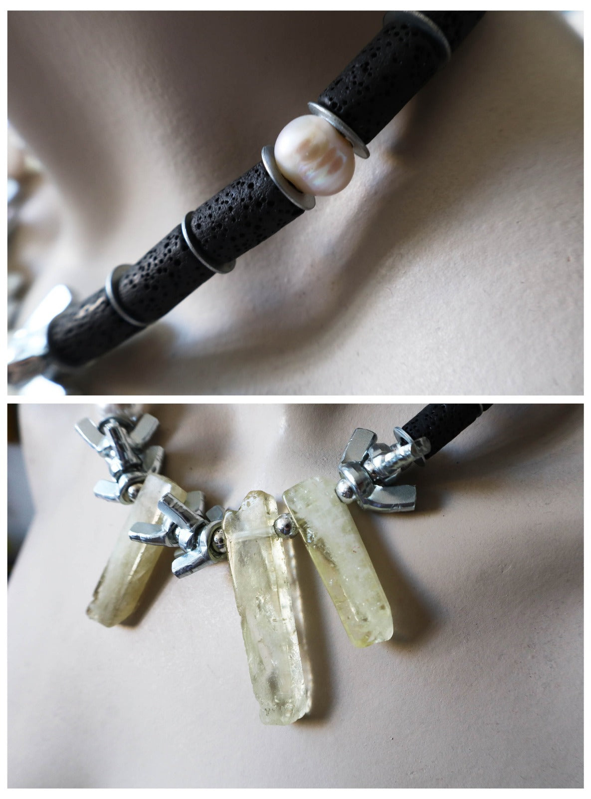 KA'LOODA dizajnerska ogrlica, ručni rad, nova