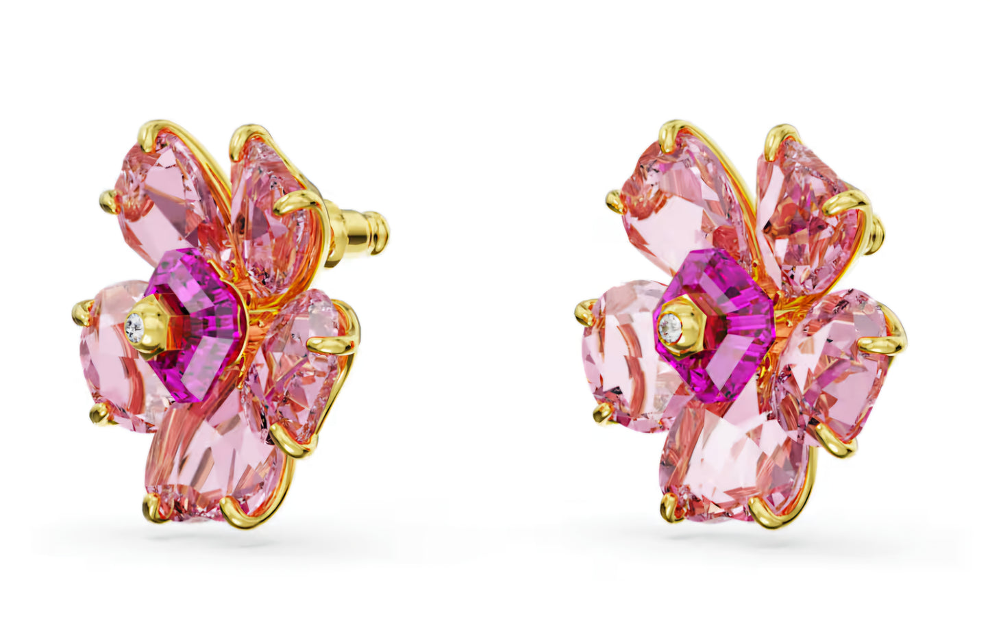 SWAROVSKI naušnice, kristali i pozlata, nove 🌸