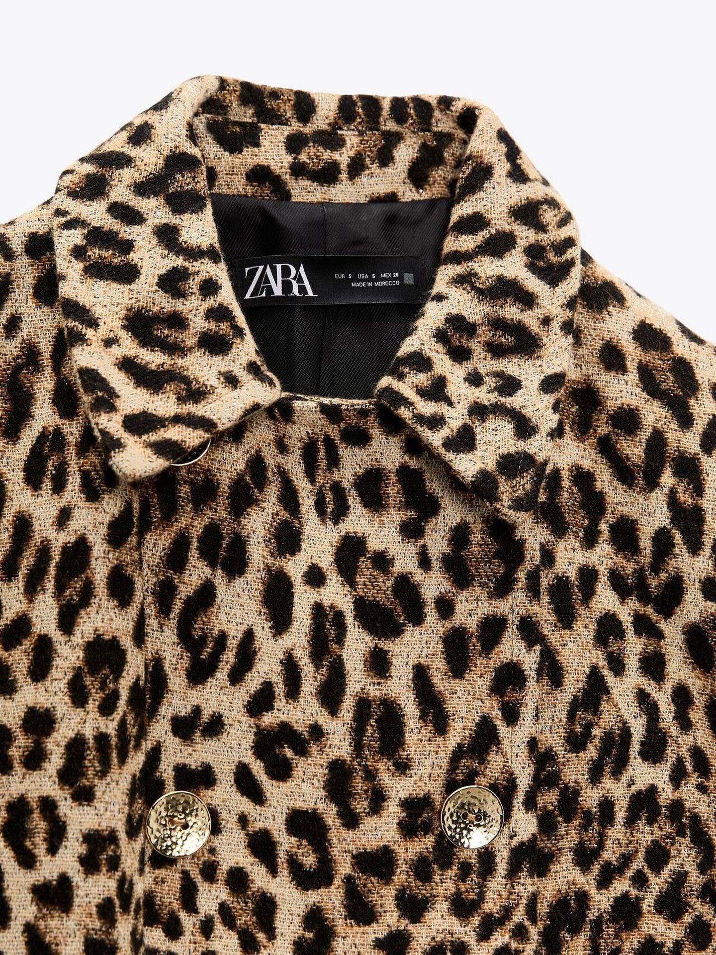 ZARA leopard mantil/lagani kaput